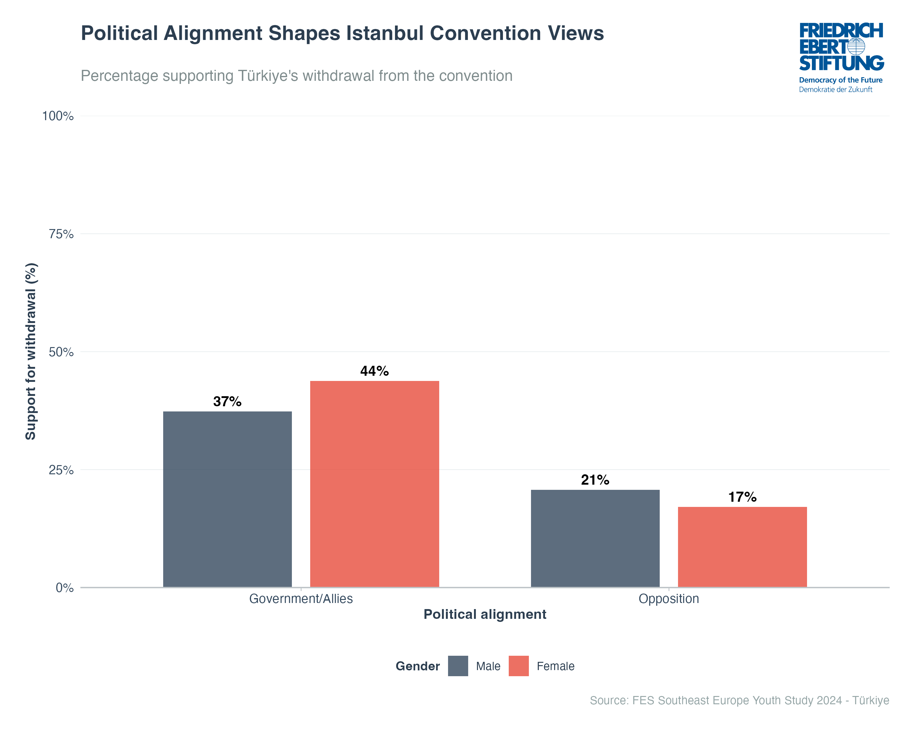 Political Alignment Shapes Istanbul Convention Views