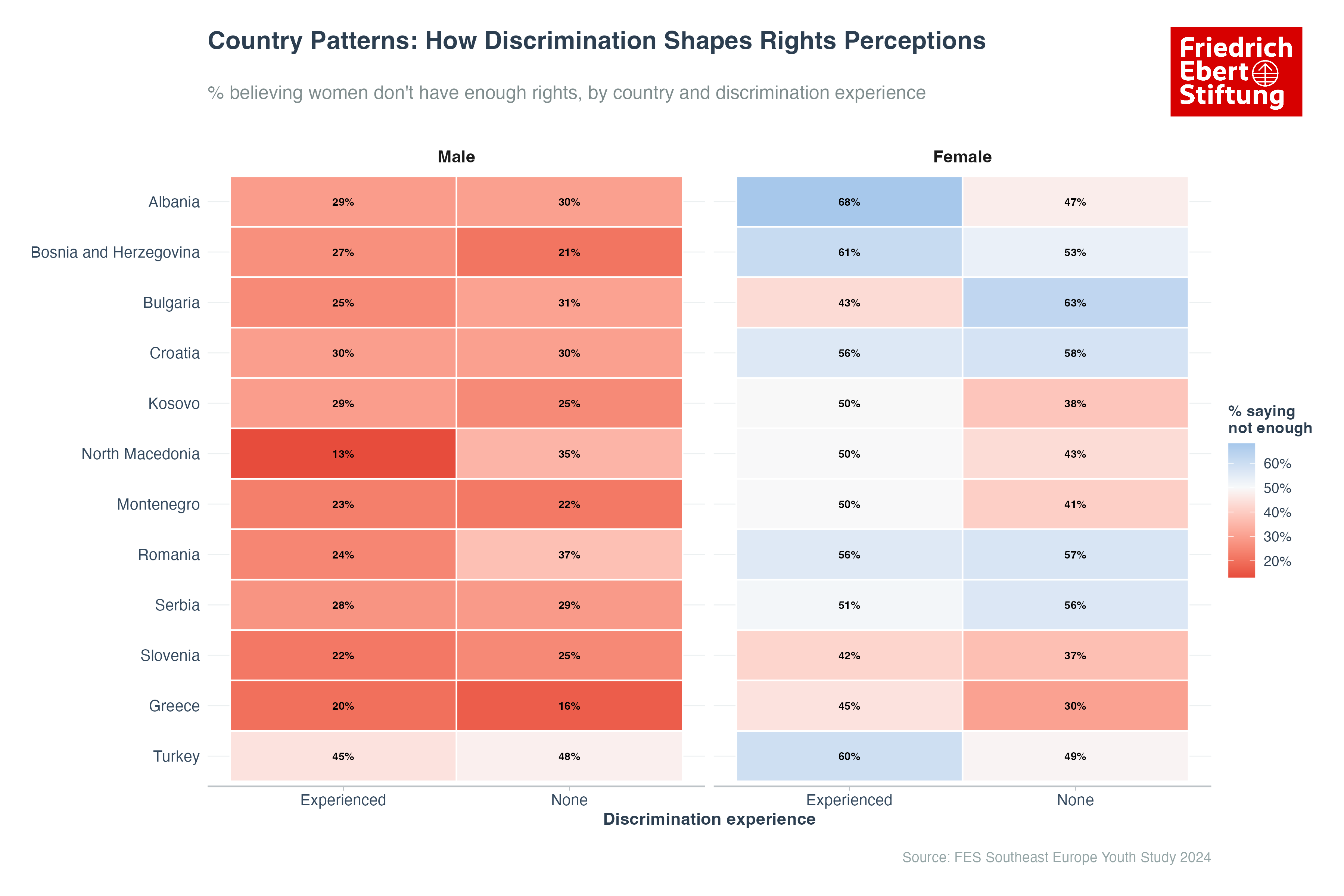 Country Patterns: How Discrimination Shapes Rights Perceptions