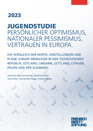 Jugendstudie Persönlicher Optimismus, nationaler Pessimismus, Vertrauen in Europa