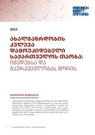 [Youth study 2023 - Generation of independent Georgia]