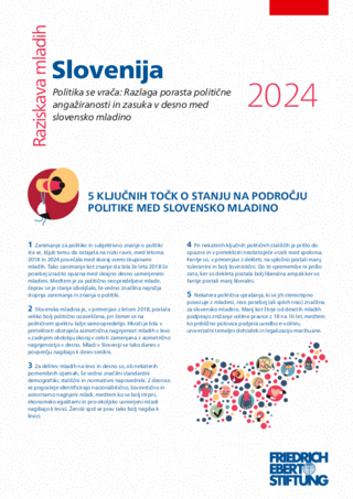 Raziskava mladih Slovenija 2024: Politika se vrača