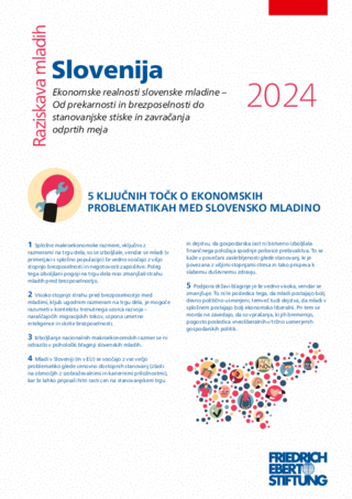 Raziskava mladih Slovenija 2024: Ekonomske realnosti slovenske mladine